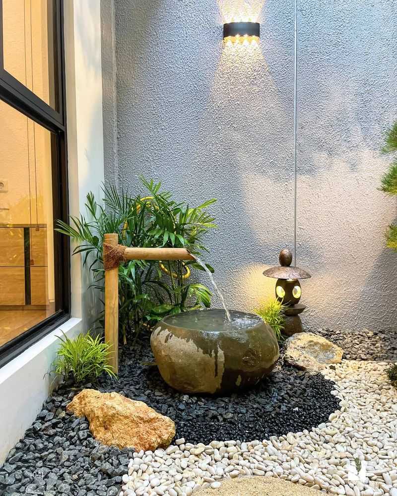 A Small Water Feature For A Peaceful Atmosphere