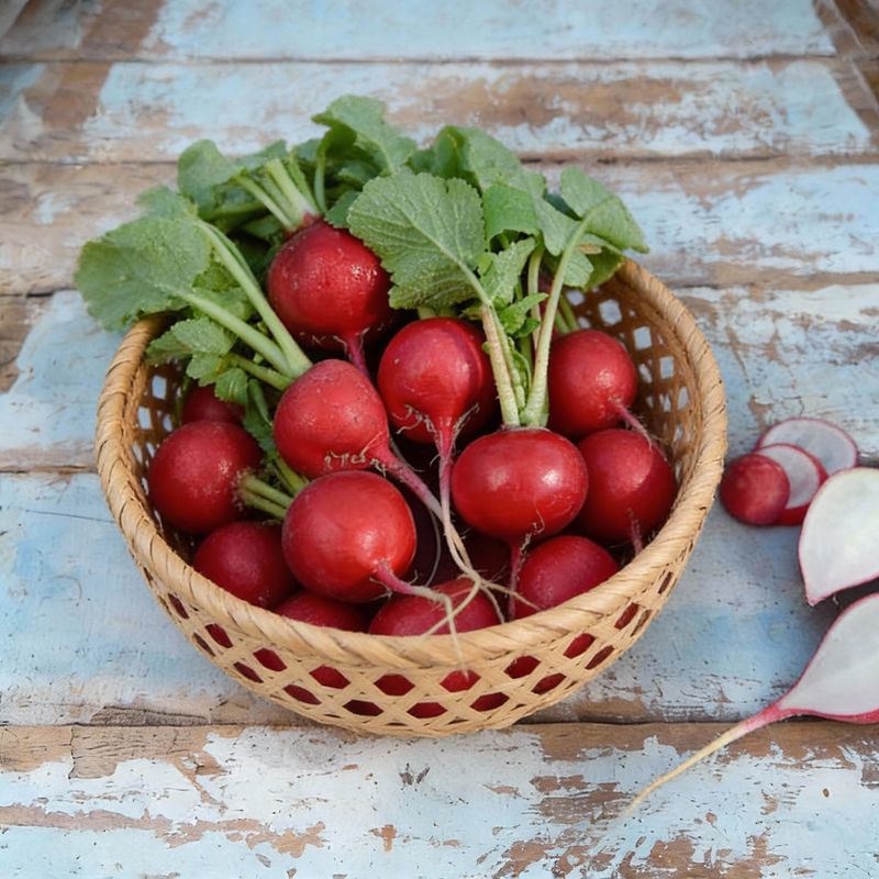 Early Scarlet Globe Radishes (Fast-Maturing Variety)