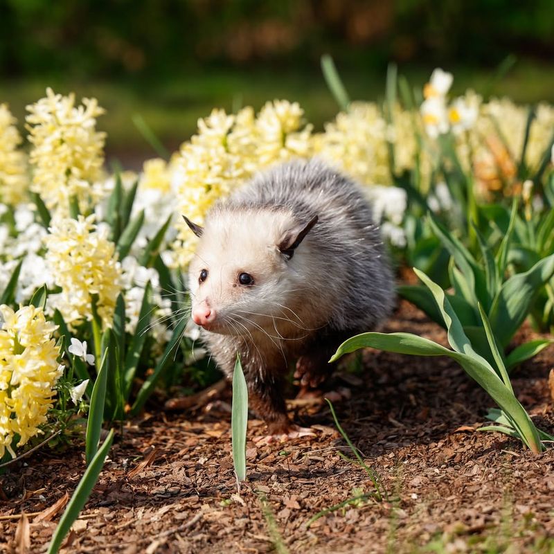 Opossums Do Not Typically Dig Up Beds Or Damage Plants