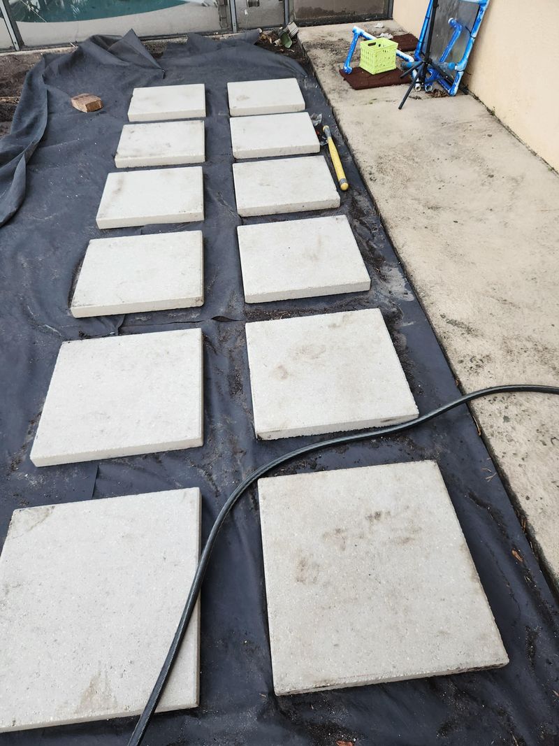 Install Landscape Fabric Under Stones To Prevent Growth