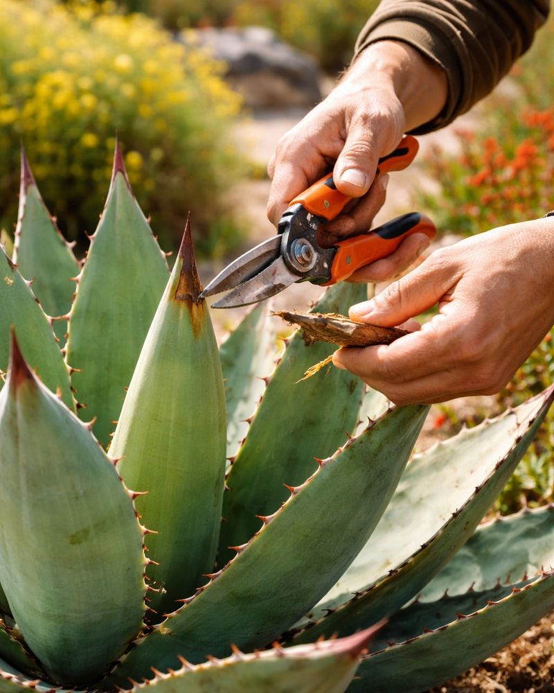 Remove Damaged Lower Leaves To Keep The Shape Clean