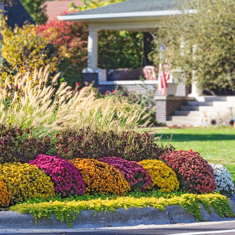 Layered Height Flower Bed Design