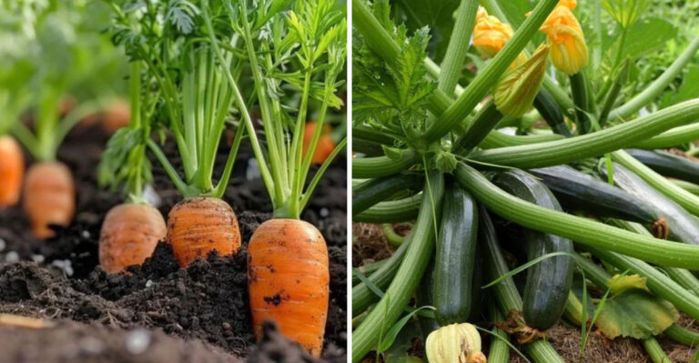 Carrots and zucchini