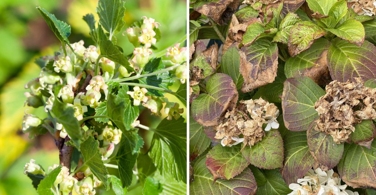 struggling hydrangeas