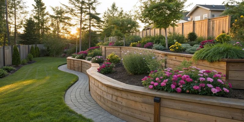 Use Tiered Beds To Add Depth And Visual Interest