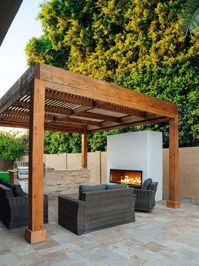 Wood Details Soften The Overall Look And Feel