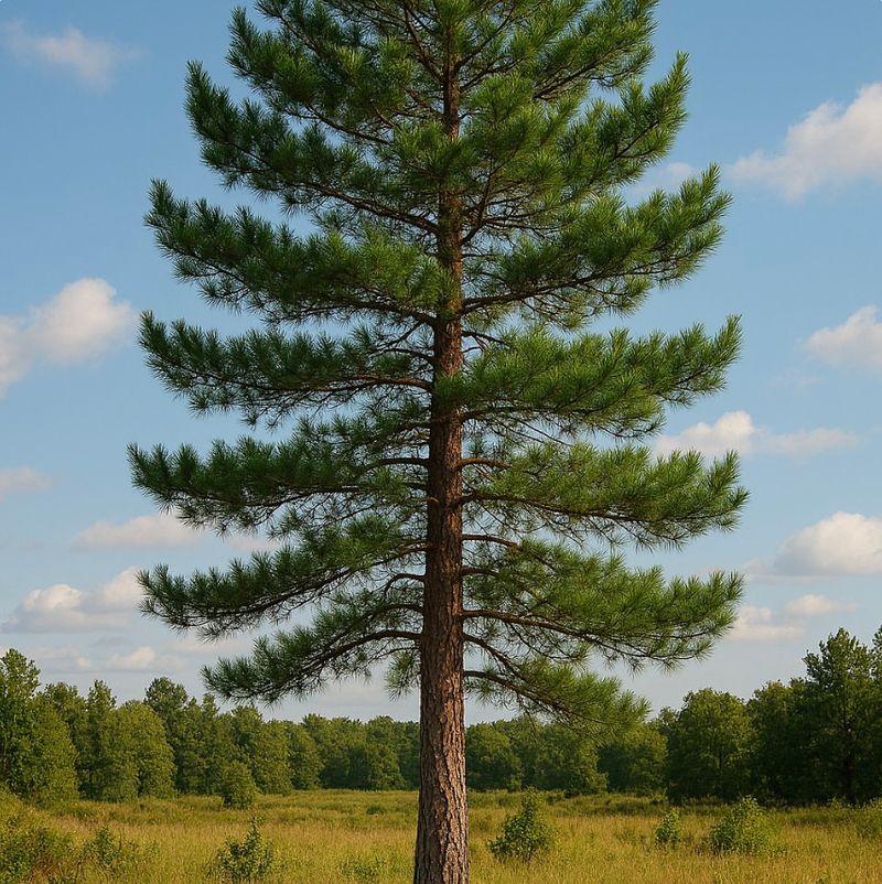 Eastern White Pine Creates Year Round Wind Protection