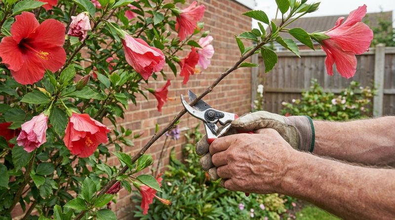 Skip Heavy Pruning On Hibiscus Heading Into Summer