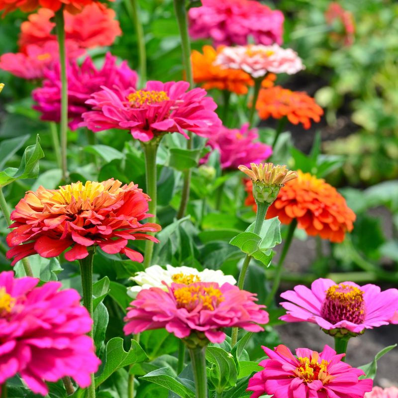 Zinnias 