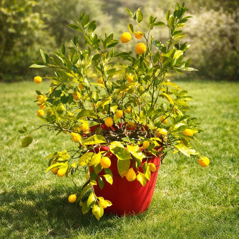 Dwarf Citrus Trees Can Grow And Fruit In Large Buckets