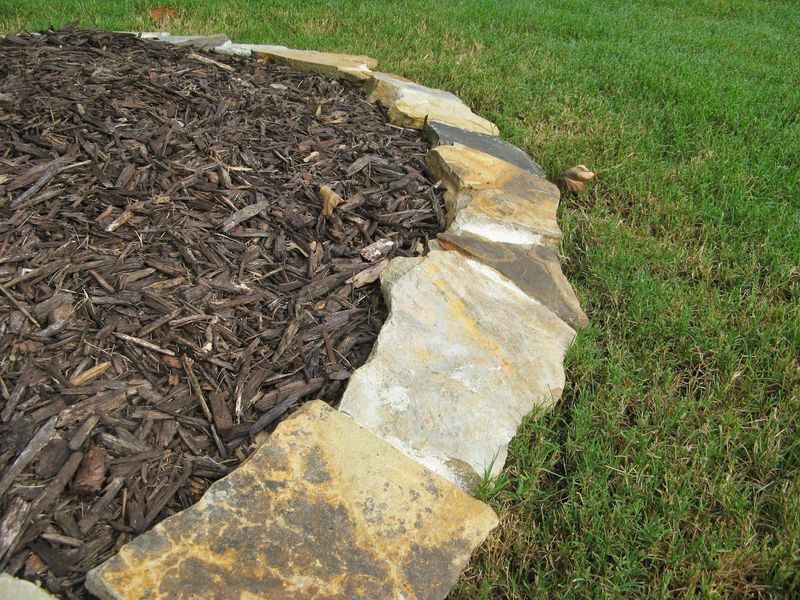 Natural Stone Edging Blends In With Ohio Landscapes