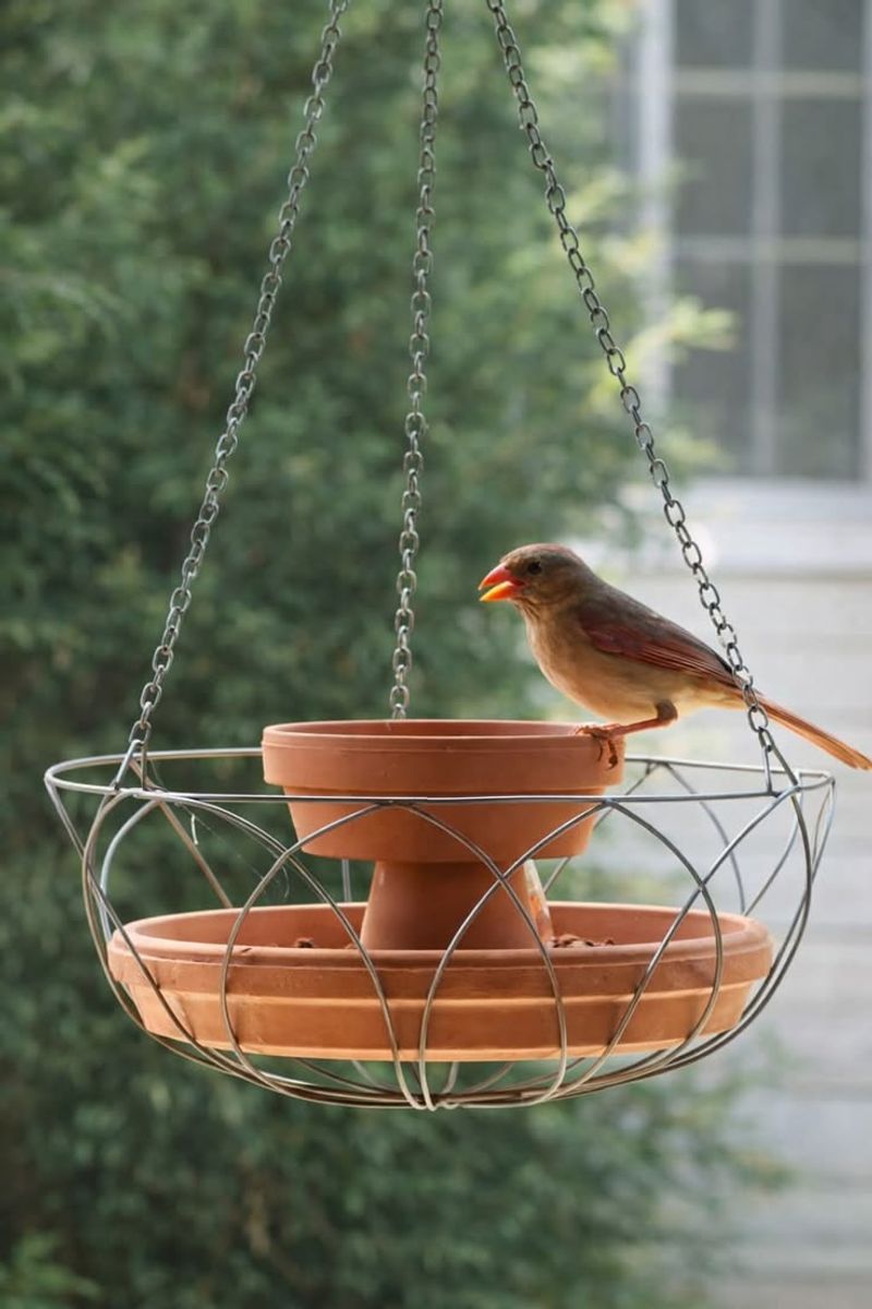 Make A Saucer Bird Feeder For Backyard Birds