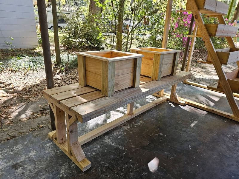 Make A Simple Potting Bench For Everyday Garden Tasks