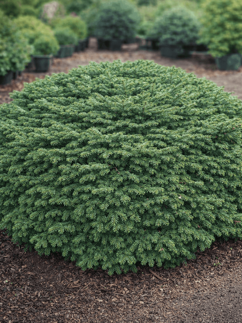 Bird's Nest Spruce (Picea abies 'Nidiformis')