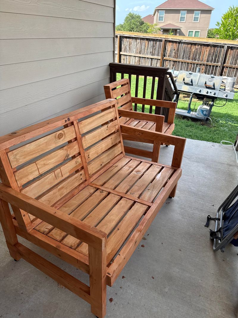 Wooden Furniture Near Windows