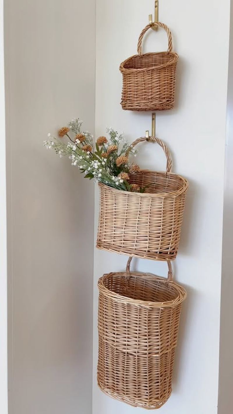 Wall Basket Storage Keeps Tools Organized