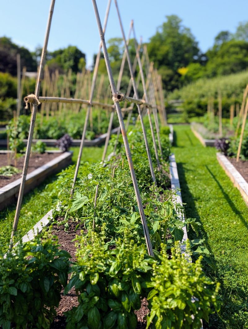 Install Stakes, Cages, Or Trellises At Planting Time