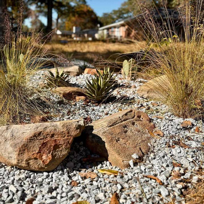 Gravel Areas Replace Grass In Tough Spots