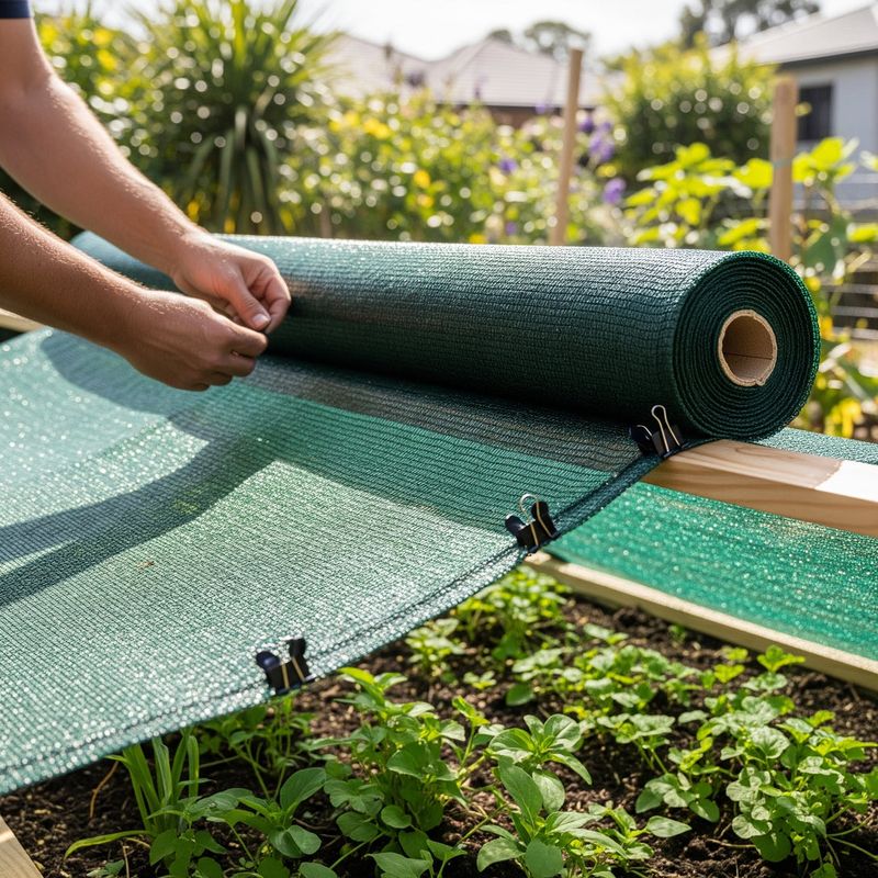 Use Shade Cloth To Protect Young Plants During Peak Sun