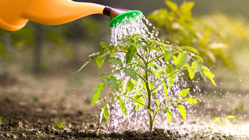 Watering Overhead During Humid Evenings