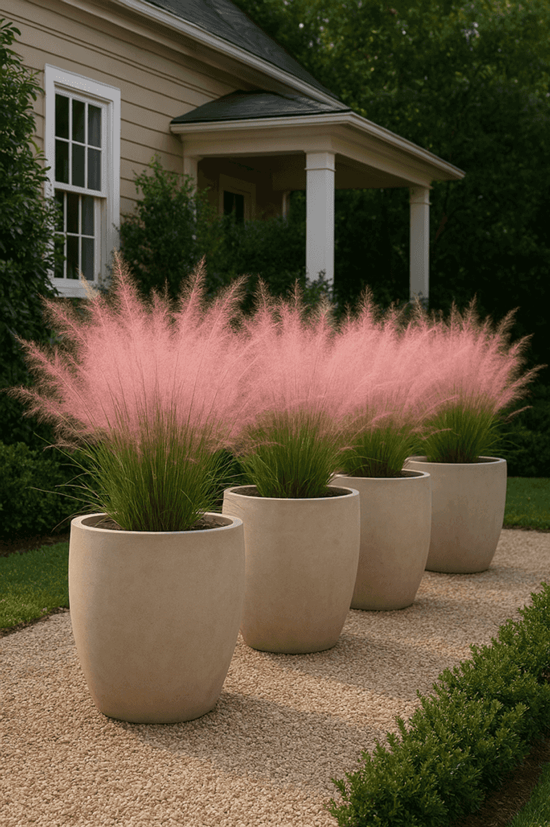 Pink Muhly Grass