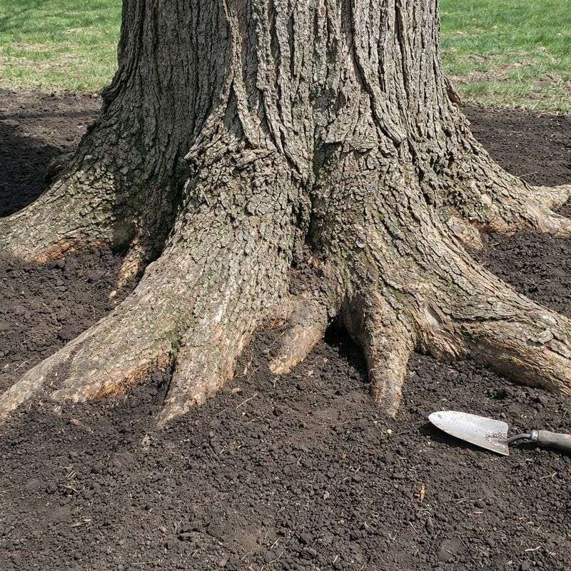 The Root Flare Gets Buried And Causes Long-Term Damage