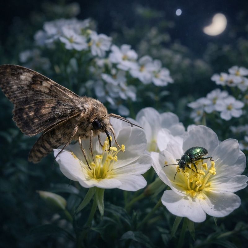 Night Pollinators Include Moths, Bats, Beetles, And Bees