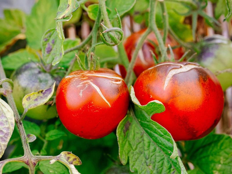Some Tomato Varieties Crack More Easily Than Others