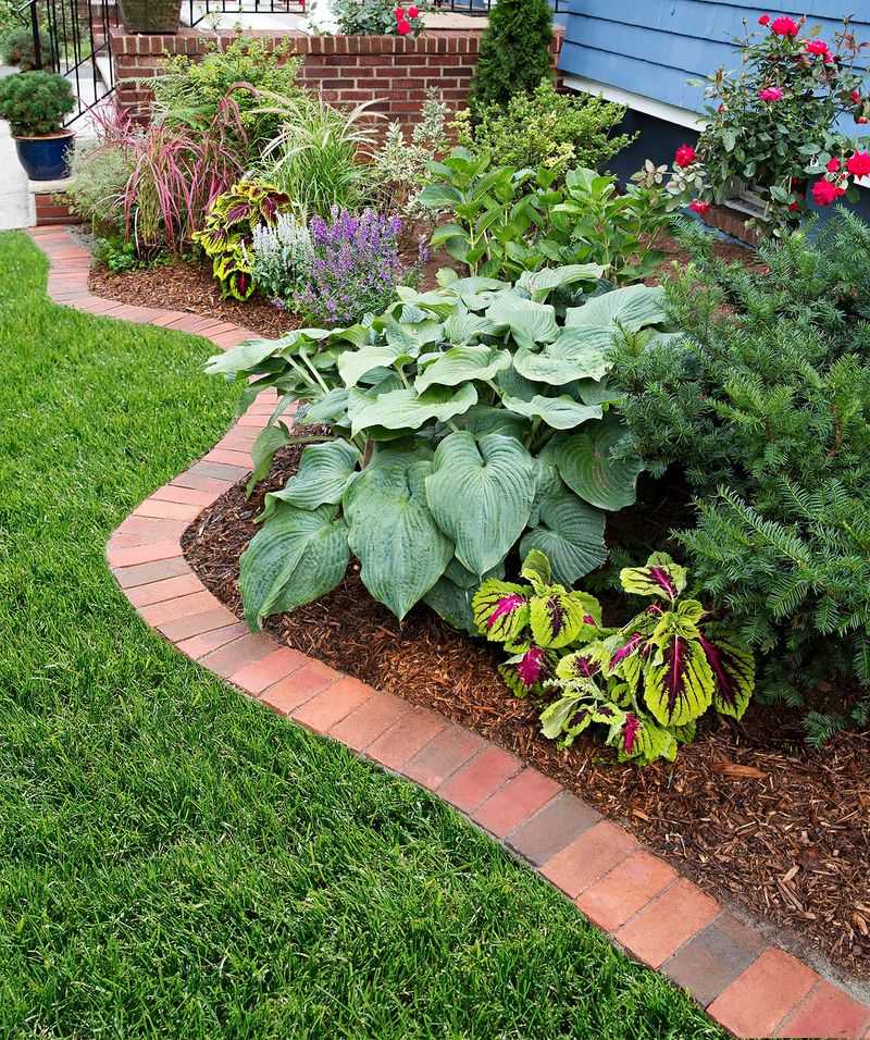 Recycled Paver Edging Gives Old Materials New Life