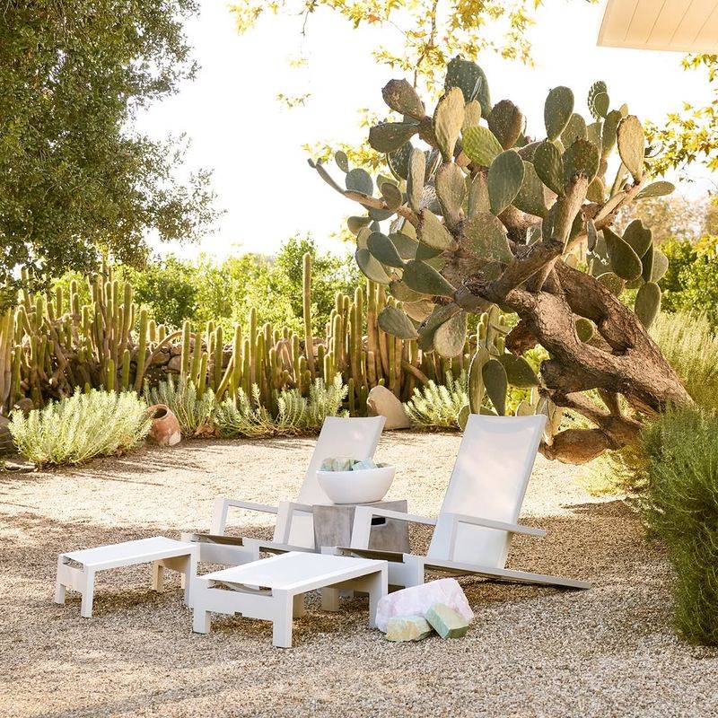 A Small Seating Spot Turns The Yard Into A Usable Area