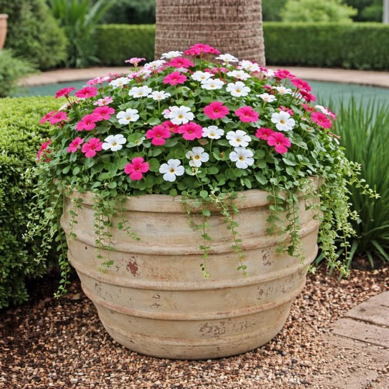 Vinca Tolerates Dry Soil And Continues Flowering In Heat