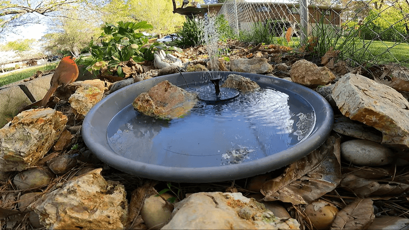 Keep Birdbaths Stable In Wind
