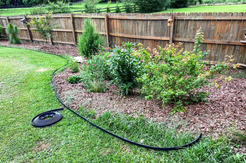 Edge And Clean Hard Surfaces Before Fertilizer Washes Away