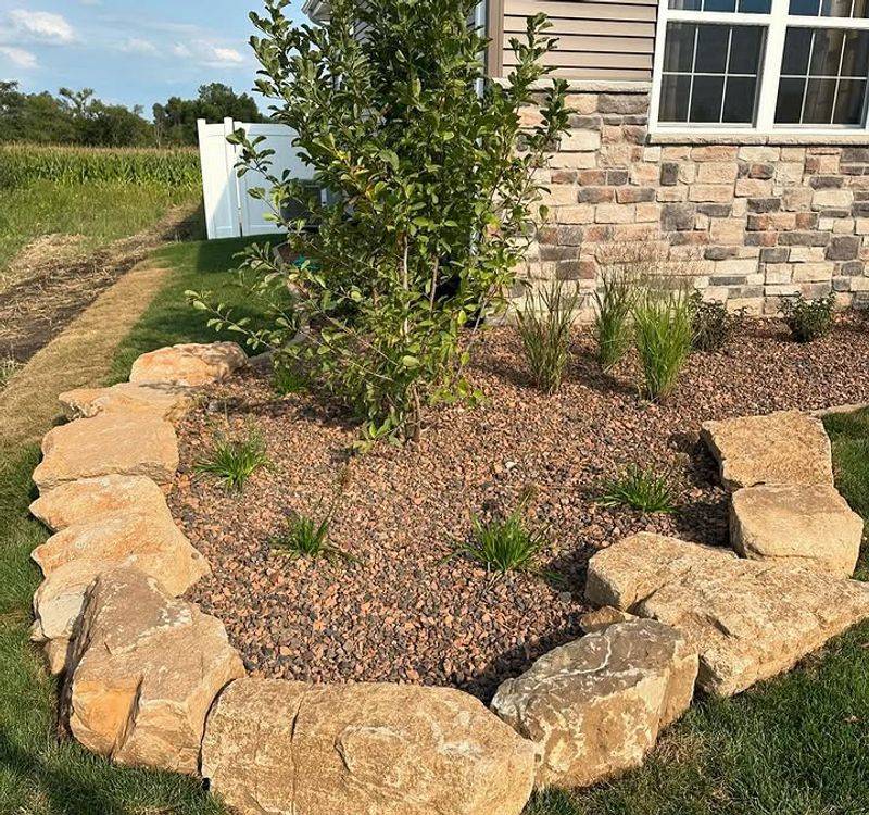 Stack Natural Stones For A Sturdy Border