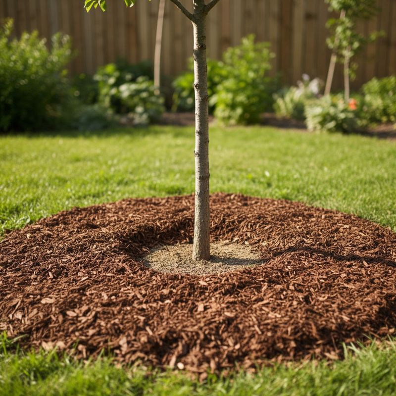 Neglecting Mulch Around The Base