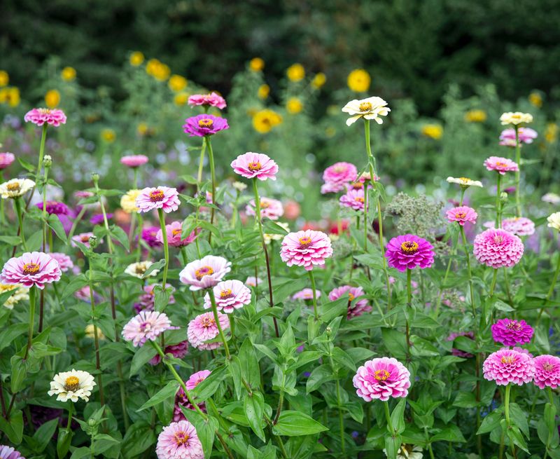 Zinnias (Zinnia elegans)
