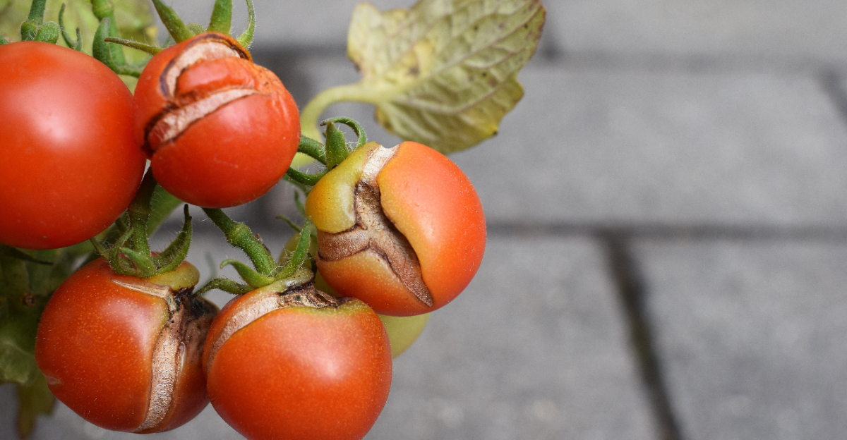 tomato splitting