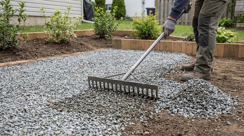 Rake Gravel Regularly To Disrupt New Growth