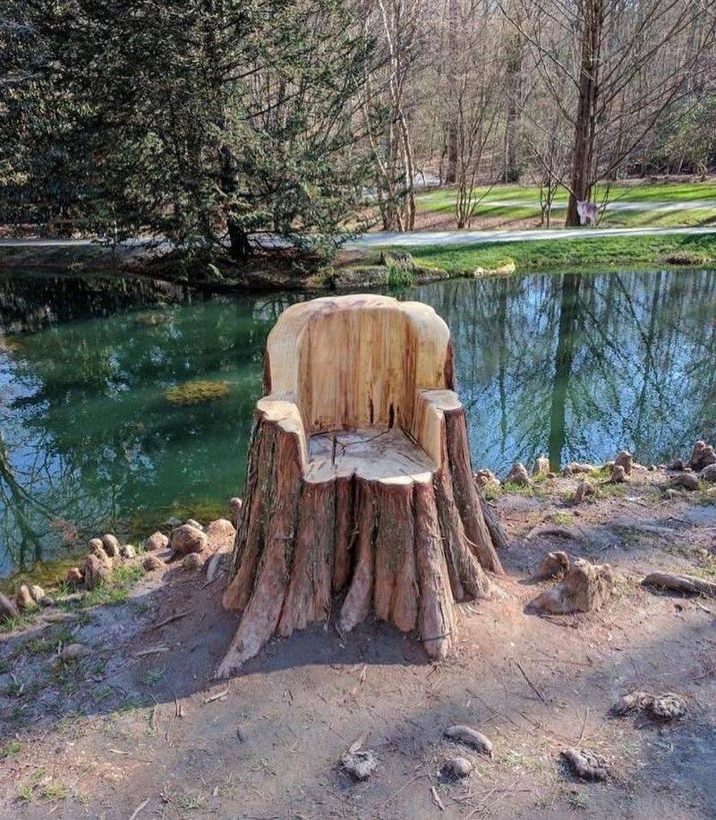 Use It As A Natural Garden Seat