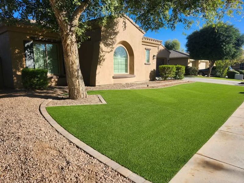 Good Drainage Backing Prevents Water From Pooling Under Turf