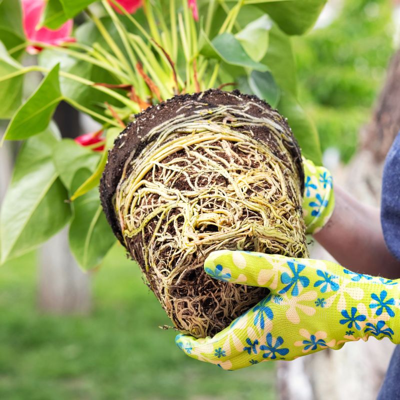 Give Containers Room Before Roots Get Stressed