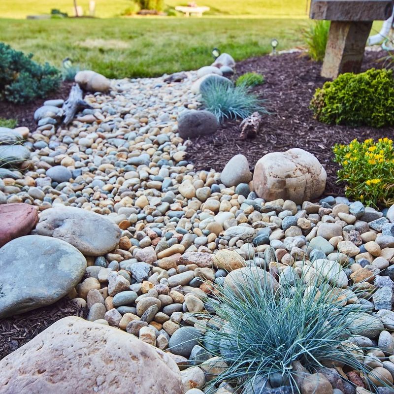 Gravel Mulch Lasts Long And Won't Break Down Over Time