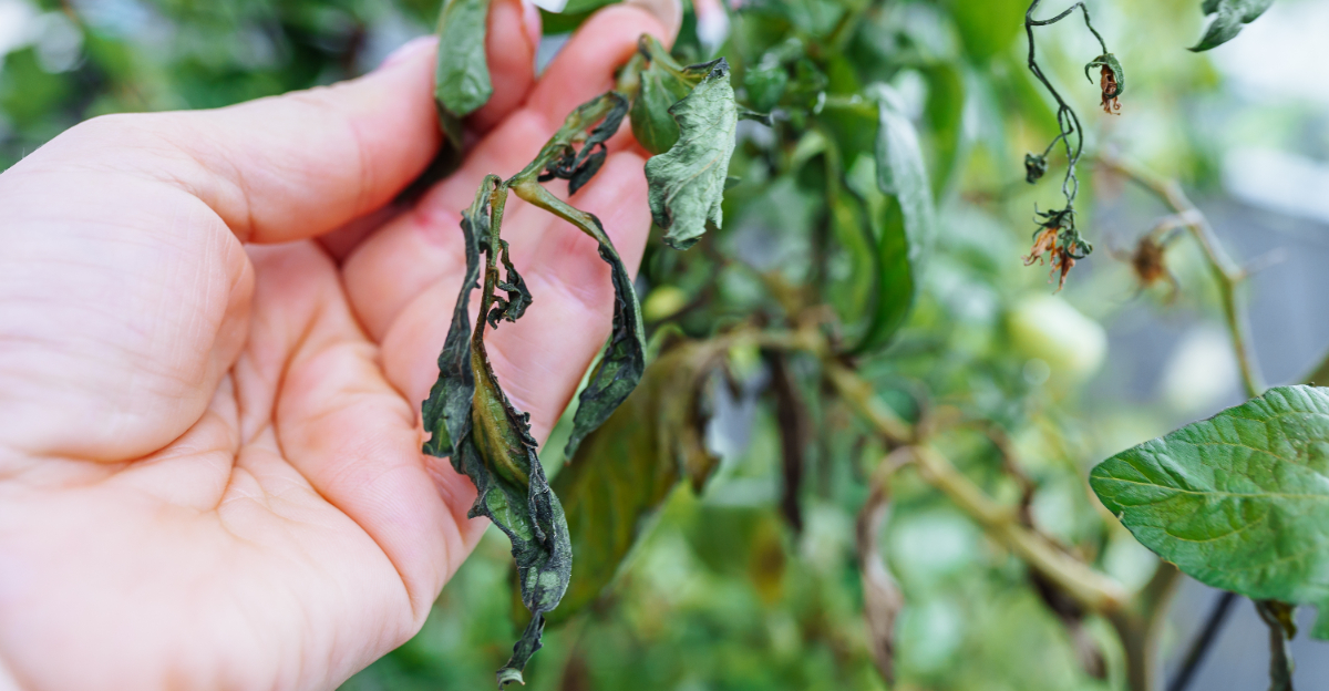 frost damaged tomato