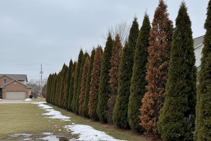 Winter Burn Affects Spring Recovery