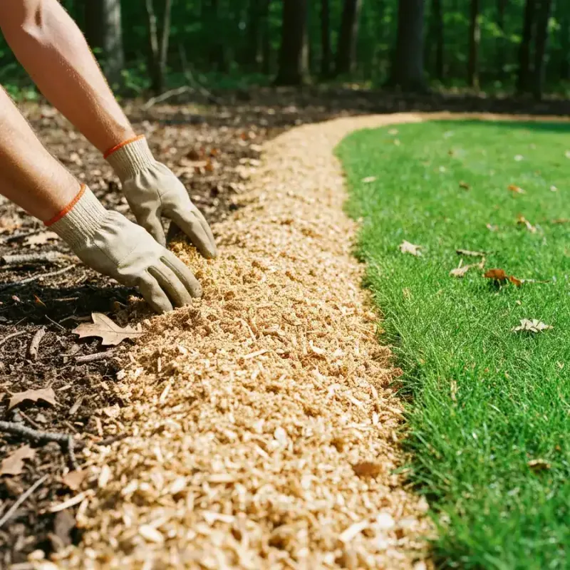 A Wood Chip Or Gravel Barrier Can Help A Wood Chip Or Gravel Barrier Can Help