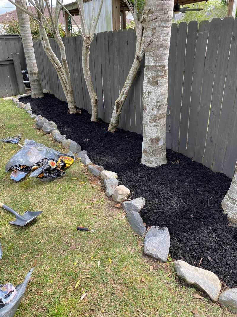Add Mulch Where Mowers Can't Reach