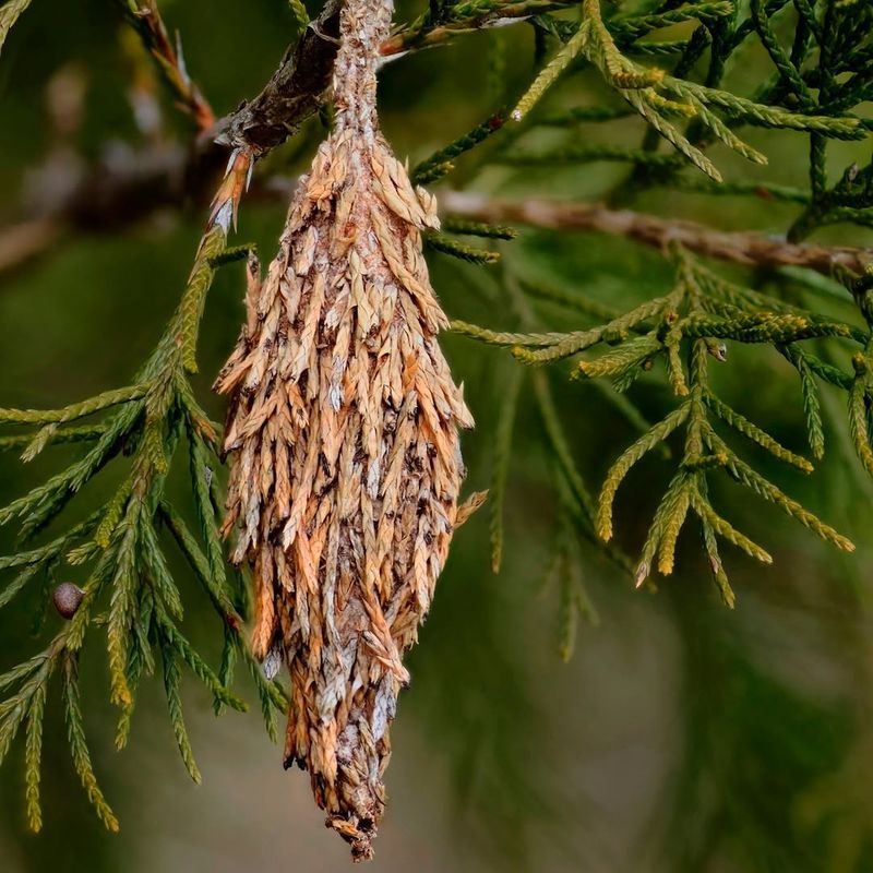 Bagworms Often Go Unnoticed Until Serious Damage Has Already Started