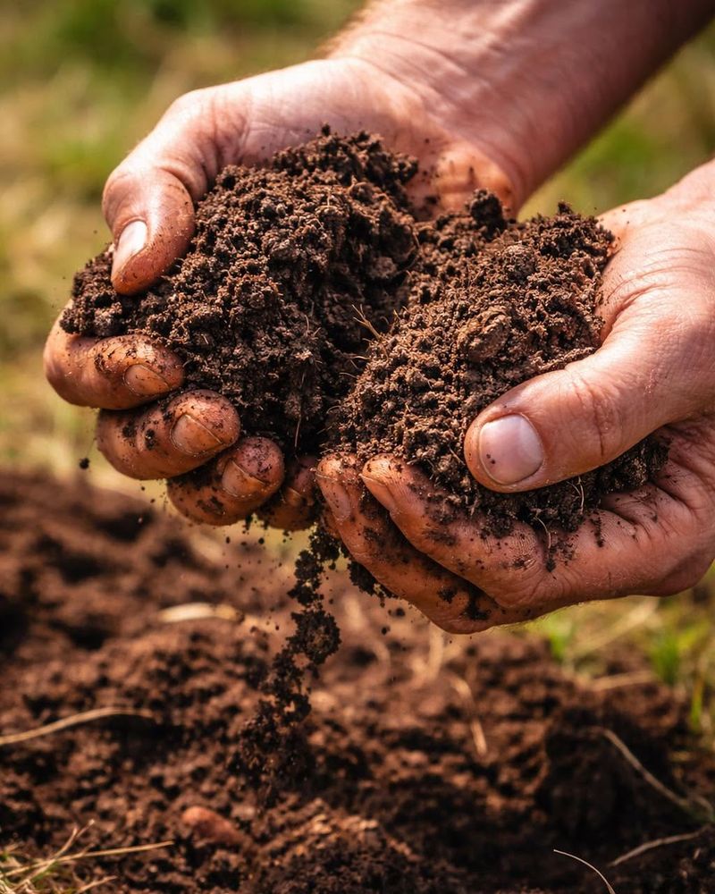 Bare Soil Often Develops Hard Crusts In Dry Weather