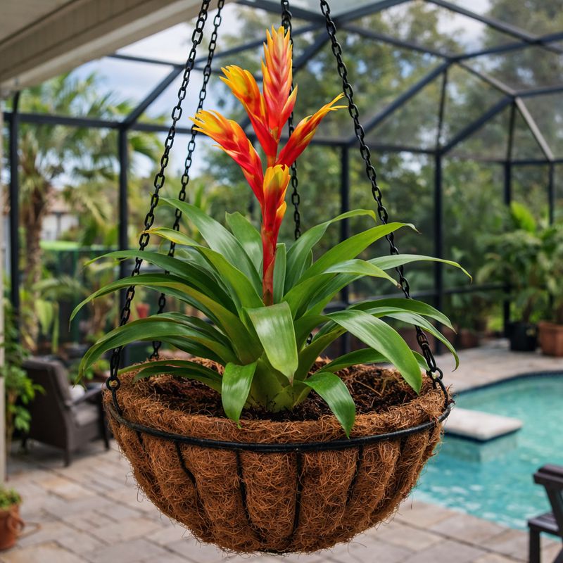 Bromeliads Make A Porch Look Collected Instead Of Cheap