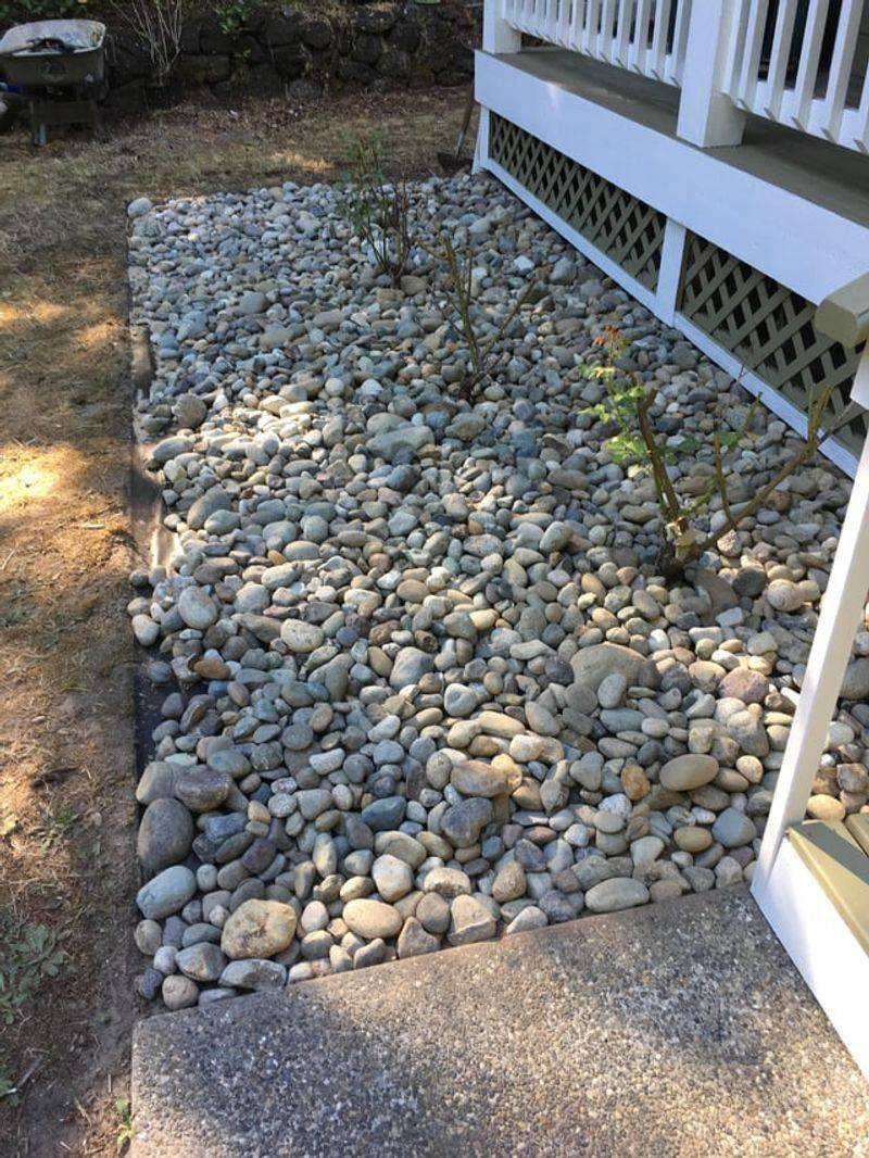 Choose Larger Gravel That Doesn't Trap As Much Soil